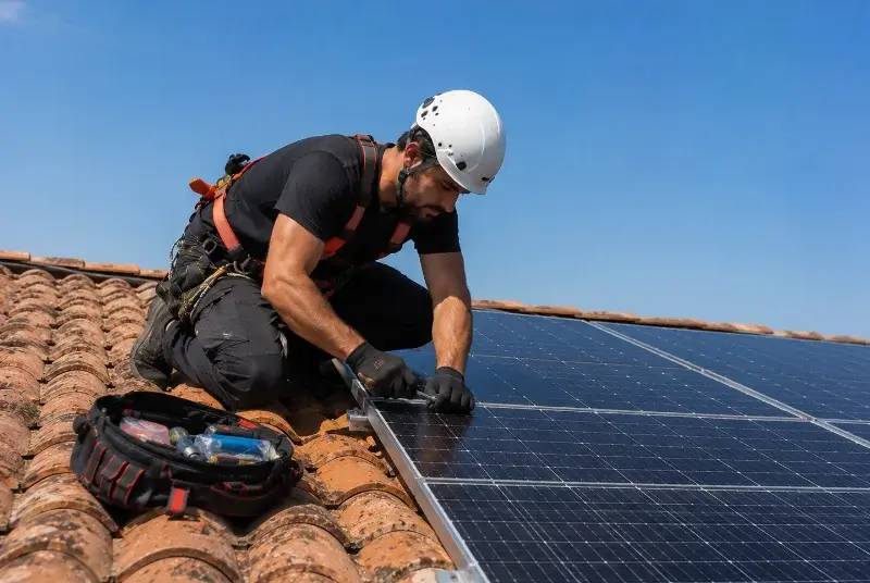 Maintenance et monitoring de panneaux solaires à Rives de l'Yon