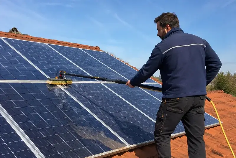 Nettoyage et entretien de panneaux solaires à Rives de l'Yon